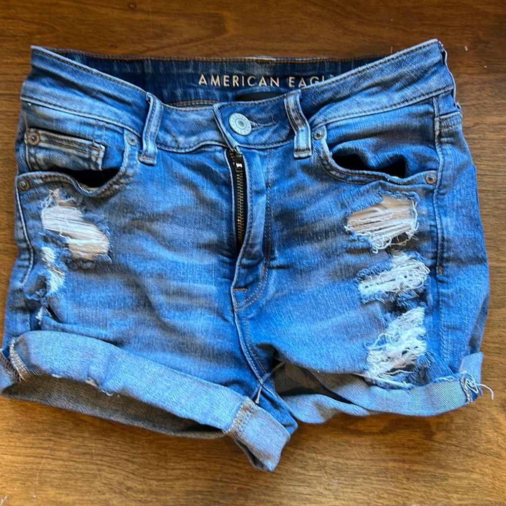 american eagle next level stretch jean shorts